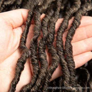 Factory direct sale of high quality 24 inch synthetic fiber black faux twisted crochet hair